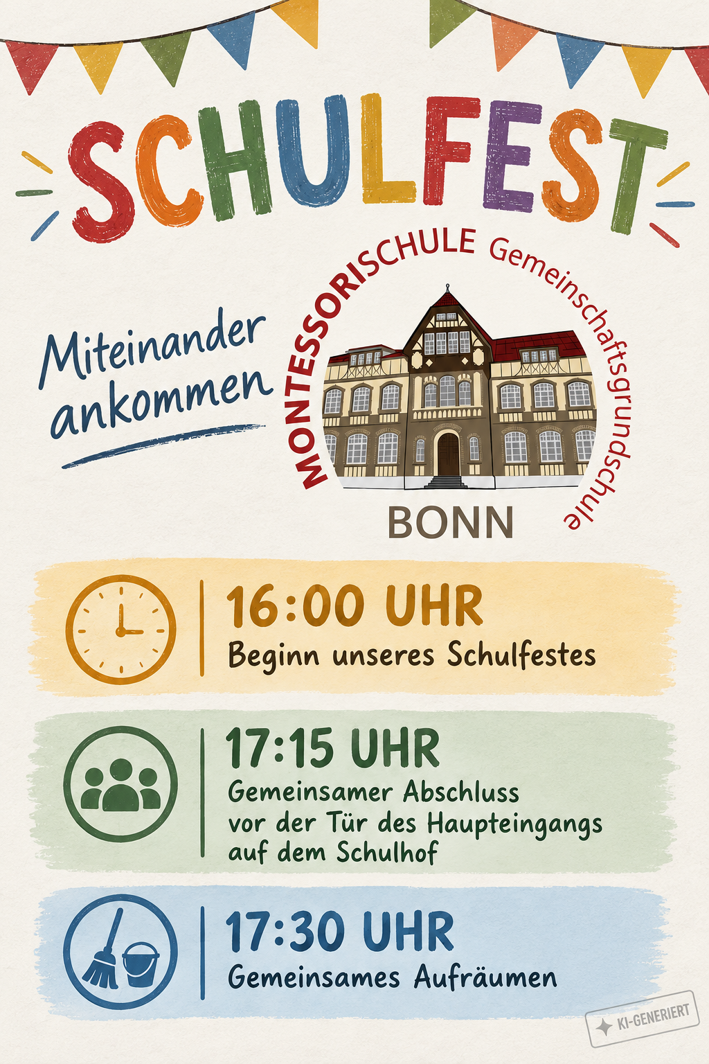 Plakat Schulfest